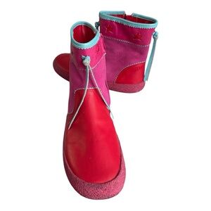 Iconic French Boots Women’s EU 38 Colorblock Festival Streetwear Unique Style